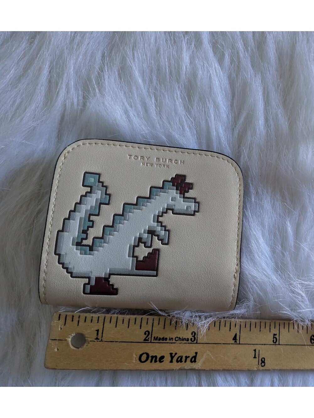 Tory Burch Year of The Dragon wallet pre owned - Picture 9 of 12